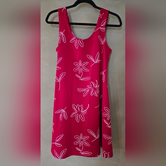 Floral Red Mini Dress - Picture 2 of 8